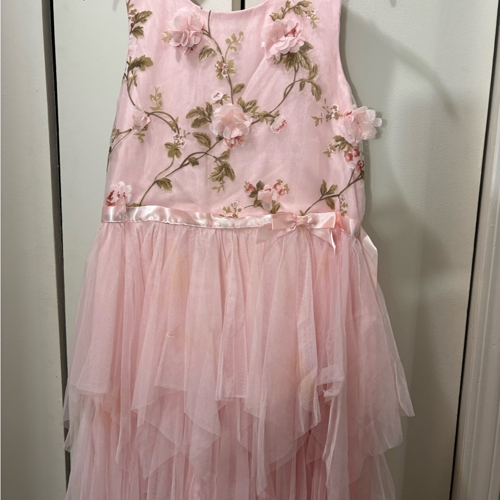 Lilt Pink Floral Kids Dress - Picture 4 of 8